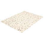 Adalene // Cowhide Patchwork Rug // Ivory