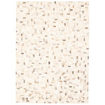 Adalene // Cowhide Patchwork Rug // Ivory