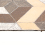 Sara // Cowhide Patchwork Rug