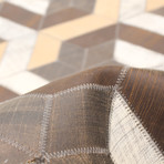 Sara // Cowhide Patchwork Rug