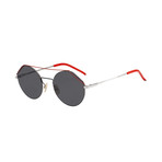 Fendi Men's Sunglasses // Plladium + Gray Blue