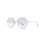 Fendi Women's Sunglasses // Silver + Blue