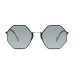 Fendi // Unisex Sunglasses // Black + Gray Mirror