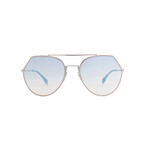 Fendi Women's Sunglasses // Silver + Blue