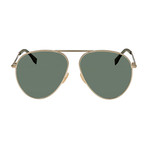 Fendi Men's Sunglasses // Gold + Green
