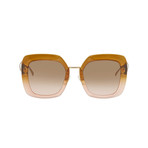 Fendi Women's Sunglasses // Brown Pink + Brown Pink