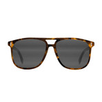 Fendi Men's Sunglasses // Dark Havana + Black Mirror