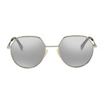 Fendi Men's Sunglasses // Ruthenium + Silver Mirror