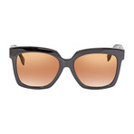 Fendi Women's Sunglasses // Black + Gold Brown