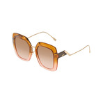 Fendi Women's Sunglasses // Brown Pink + Brown Pink