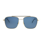 Fendi Men's Sunglasses // Rose Gold + Blue II