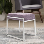 Luxe Collection // Velvet Stool (Gray)