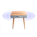 Classic Bluetooth Speaker Table + Built in Wireless Charging