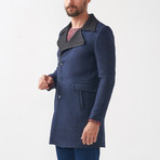 Francesco Wool Coat // Dark Blue (Euro: 50)