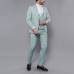 Jeremy Slim Fit 3-Piece Suit // Green (Euro: 48)
