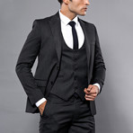 Joseph 3-Piece Slim Fit Suit // Smoked (Euro: 54)
