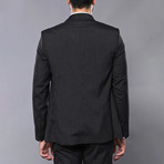 Jordan 3-Piece Slim Fit Suit // Black (Euro: 50)