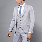 Tiago 3-Piece Slim Fit Suit // Cream (Euro: 44)