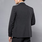 Alex 3-Piece Slim Fit Suit // Smoke (Euro: 44)