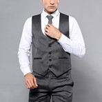 Theodore 3-Piece Slim Fit Suit // Smoke (Euro: 44)