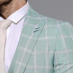 Jeremy Slim Fit 3-Piece Suit // Green (Euro: 50)