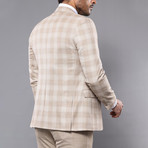 William 3-Piece Slim Fit Suit // Beige (Euro: 50)