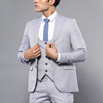 Tiago 3-Piece Slim Fit Suit // Cream (Euro: 47)