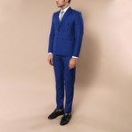 Oliver 2-Piece Double Breasted Suit // Blue (US: 44R)