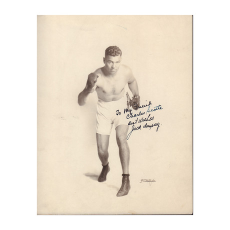 Jack Dempsey RARE early Photograph