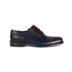 Arnold Shoe // Navy Blue + Burgundy (Euro: 40)