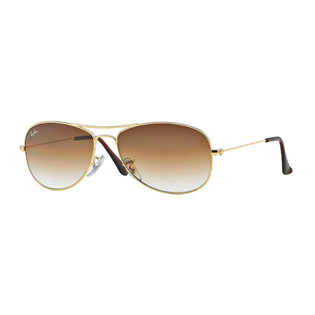 Men's Aviator Sunglasses // Gold