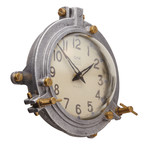 Quartermaster Wall Clock Alum