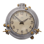 Quartermaster Wall Clock Alum