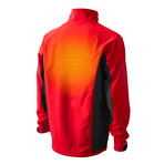 Sahara Men's 3 Zone Heated Jacket // Crimson-Onyx (S)