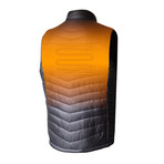 Dune Men's 3 Zone Heated Vest // Onyx (2XL)