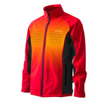 Sahara Men's 3 Zone Heated Jacket // Crimson-Onyx (S)