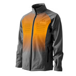 Sahara Men's 3 Zone Heated Jacket // Steel (3XL)