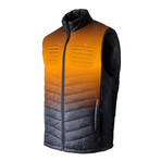 Dune Men's 3 Zone Heated Vest // Onyx (2XL)