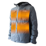 Shift Men's 5 Zone Heated Snowboard Jacket // Shale (S)