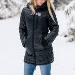 Victoria Women's 5 Zone Heated Puffer Coat // Onyx (2XL)