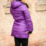 Victoria Women's 5 Zone Heated Puffer Coat // Plum (2XL)