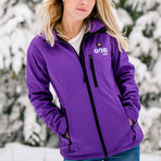 Sahara Women's 3 Zone Heated Jacket // Plum (XS)