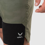 Vapor Shorts // Green (2XL)