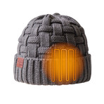 Crest Women's Heated Beanie // Steel