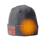 Summit Men's Heated Beanie // Steel