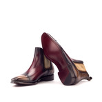 Utah Patina Chelsea Boots // Cognac + Burgundy (US: 6)