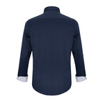 Lucas Dress Shirt // Navy (XL)
