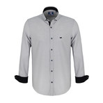 Ollie Dress Shirt // Navy + White (3XL)