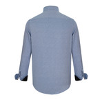 Harrison Dress Shirt // Blue + Navy (M)