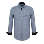 Mason Dress Shirt // Blue + Navy Plaid (3XL)